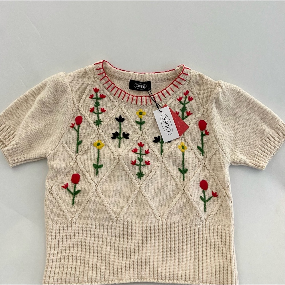 CIDER CROPPED SWEATER